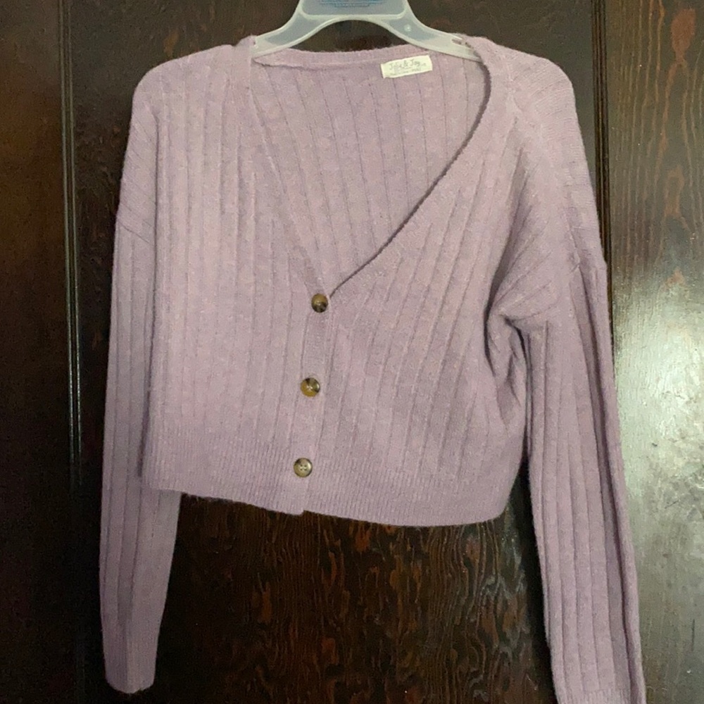 Jolie and Joy purple sweater